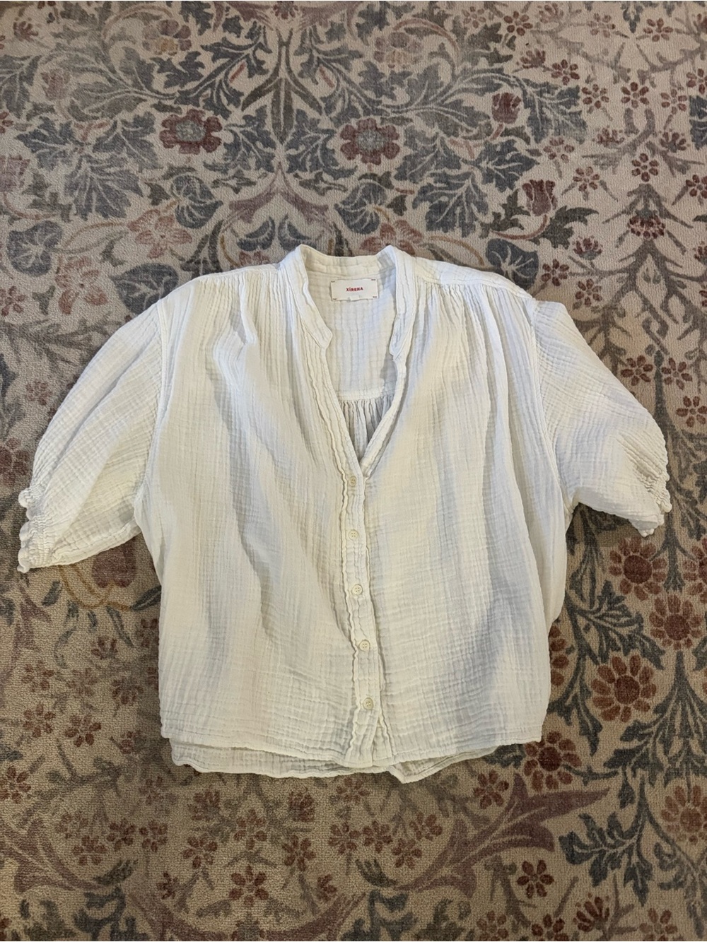 Xirena gauze blouse